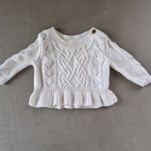 Stickad tröja från The Gap stl. 0-3 mån ca 62