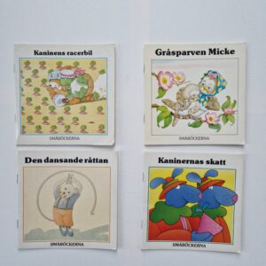 Vintage 4-pack små böcker