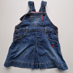 VINTAGE  H&M jeansklänning 74