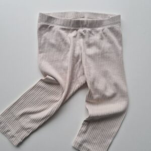 H&M Exclusive leggings ribbad ekologisk bomull 80