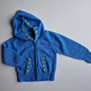 VINTAGE stickad kofta 92-98