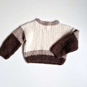 HANDGJORD tröja ull 86-92