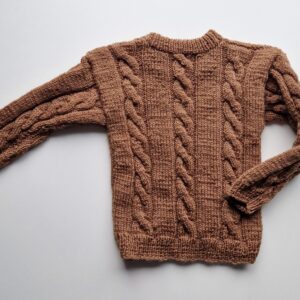 HANDGJORD tröja ull 86-92