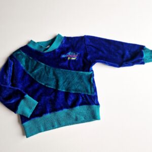 Vintage 80s velourtröja 74