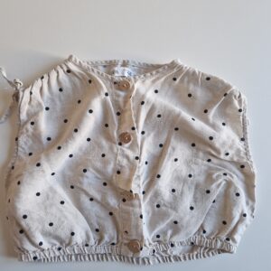 ZARA blus prickig 80