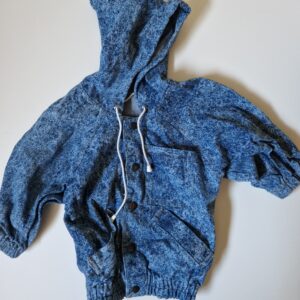 VINTAGE handgjord jacka denim ca 116