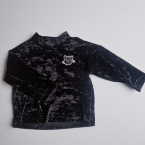 MINI RODINI sammetströja katt 92-98