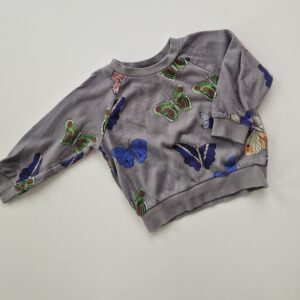 MINI RODINI sweatshirt fjärilar 80–86