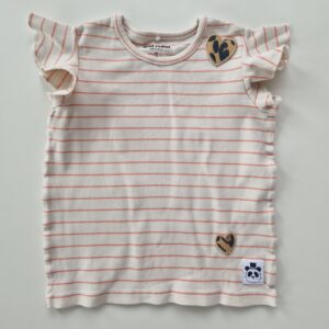 MINI RODINI ribbad topp hjärtan 104–110