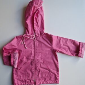 VINTAGE H&M rosa sommarjacka ginghamfoder ca 92