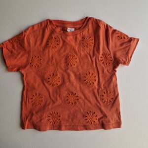 ARKET blus t-shirt terrakotta 86–92