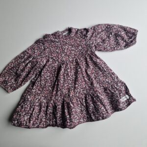 NEWBIE klänning småblommig lila 68