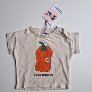 BOBO CHOSES Pepper t-shirt 68 nyskick med lapp
