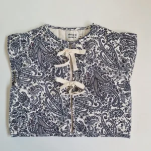 THE NEW SOCIETY Paris vadderad väst Paisley NWT 98