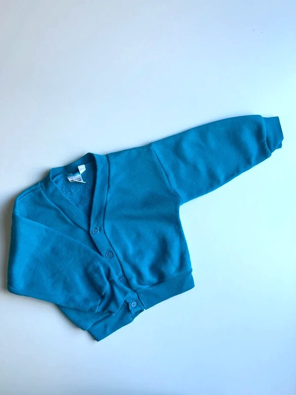 VINTAGE blå cardigan 92
