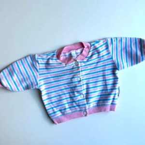  VINTAGE NINA & TOTTE velourkofta 62-68