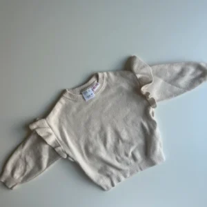 ZARA stickad volangtröja 86