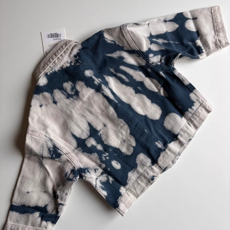 THE NEW SOCIETY tie dye denimjacka 3 år - Bild 3