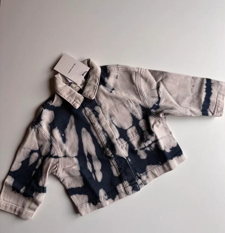 THE NEW SOCIETY tie dye denimjacka 3 år