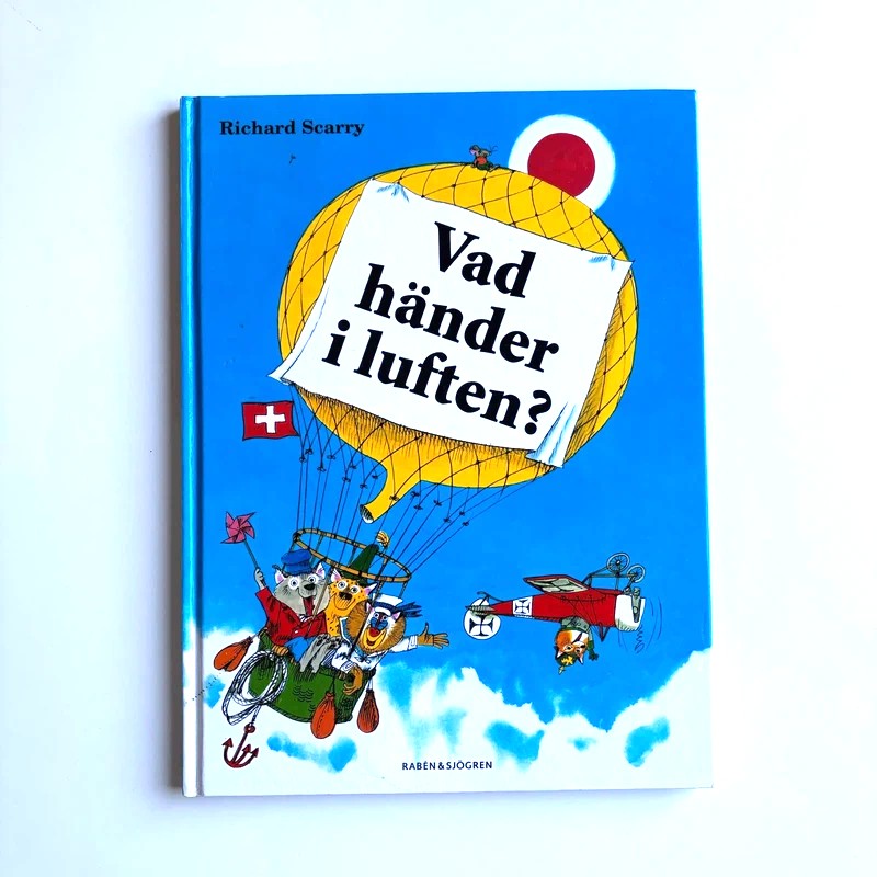 RICHARD SCARRY Vad händer i luften? – stor bok