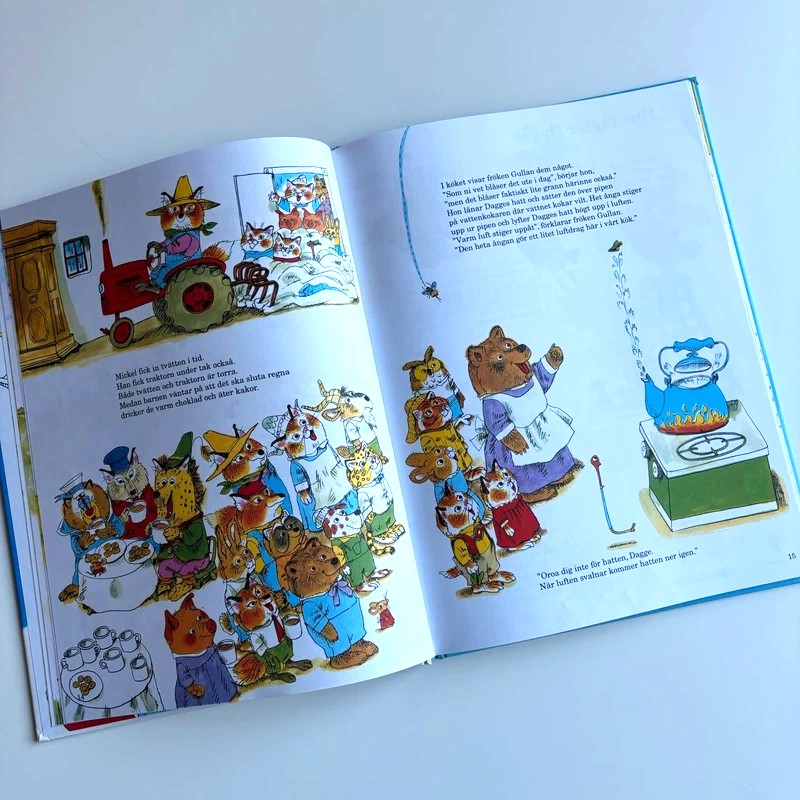 RICHARD SCARRY Vad händer i luften? – stor bok - Bild 2