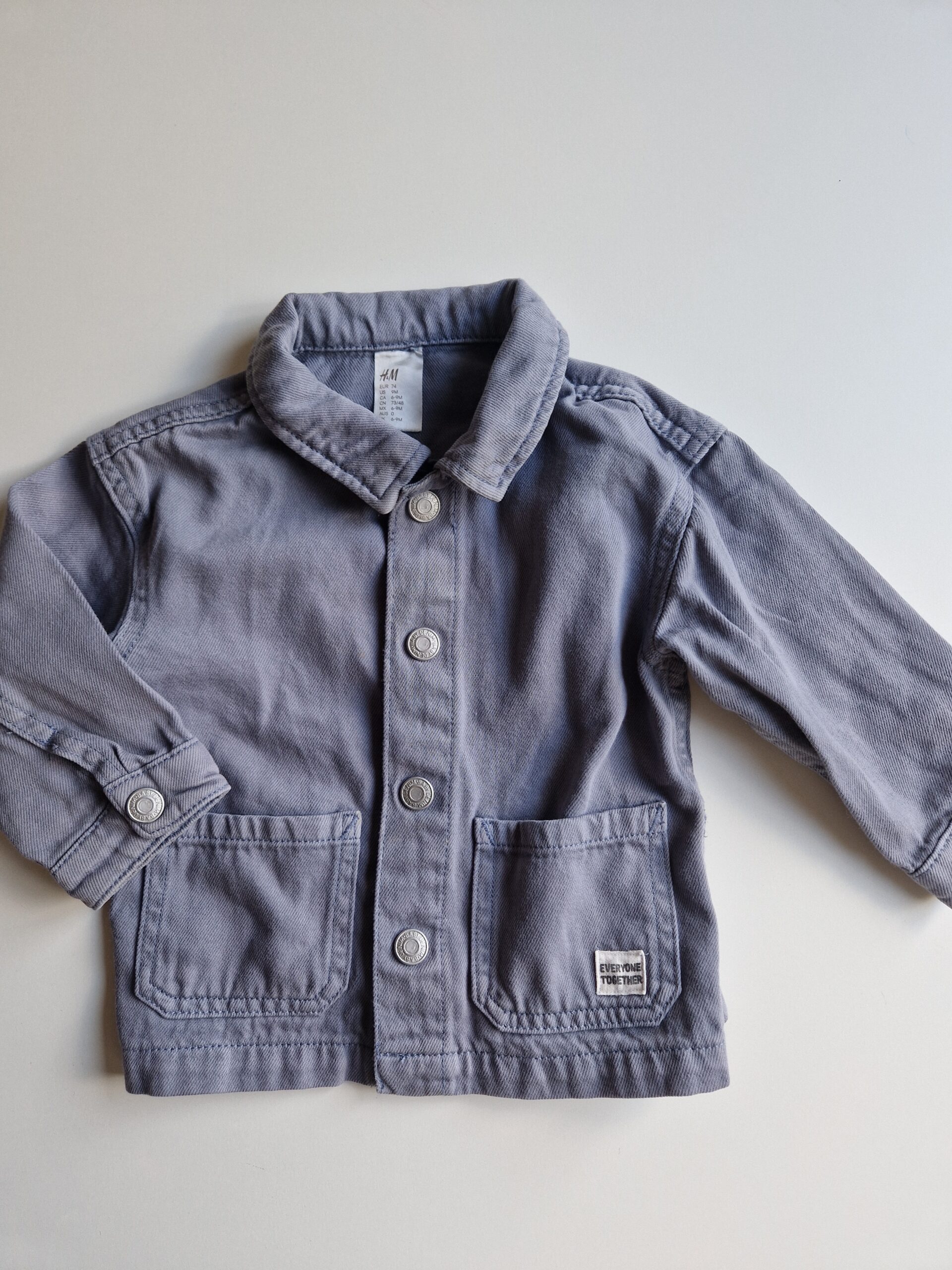 H&M workwear-jacka blågrå 74