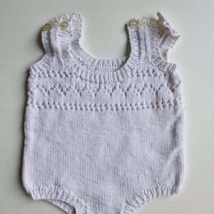 Handstickad romper 56-62