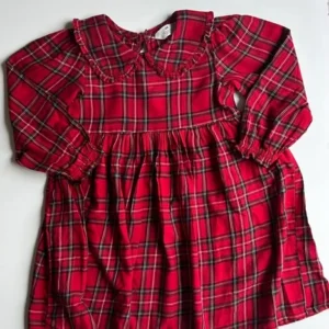 H&M rutig klänning 110