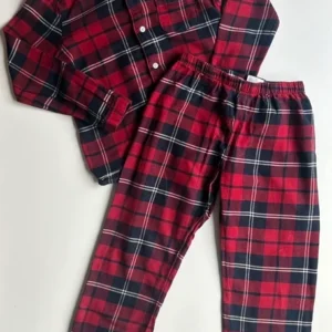 H&M rutig flanellpyjamas 122–128