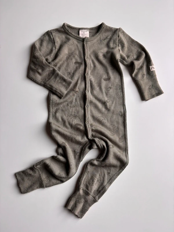 LINDEX onesie merinoull 74 defekt