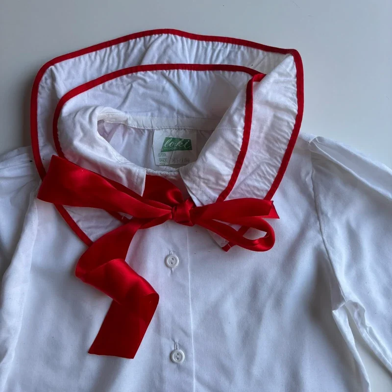VINTAGE blus med sjömanskrage 104 - Bild 2