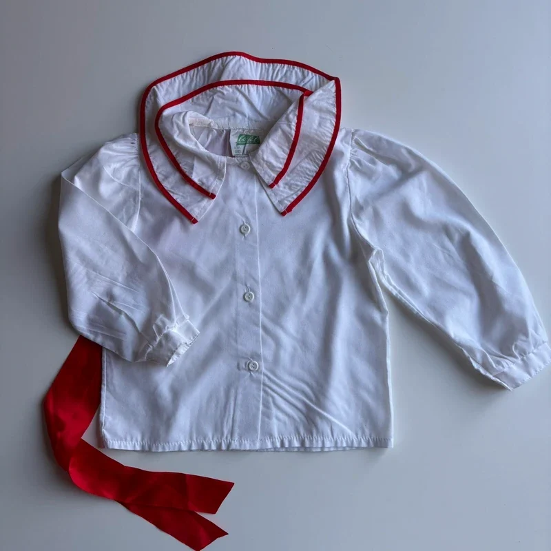 VINTAGE blus med sjömanskrage 104
