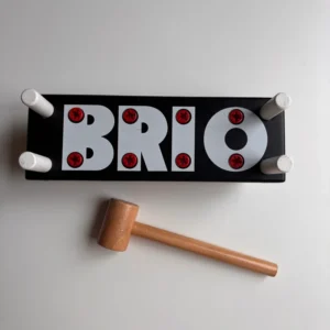 BRIO bankbräda med hammare träleksak